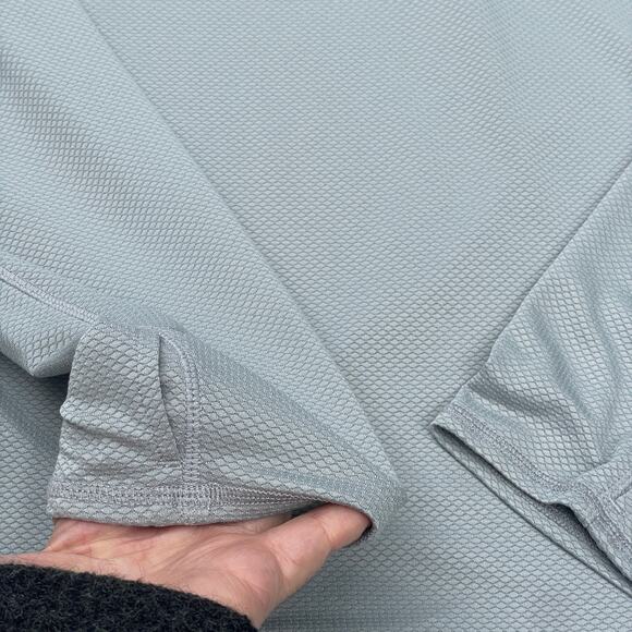 RHONE Sequoia ¼-Zip Pullover Gray Size Medium Polartec Power Dry Active Top - Picture 12 of 16